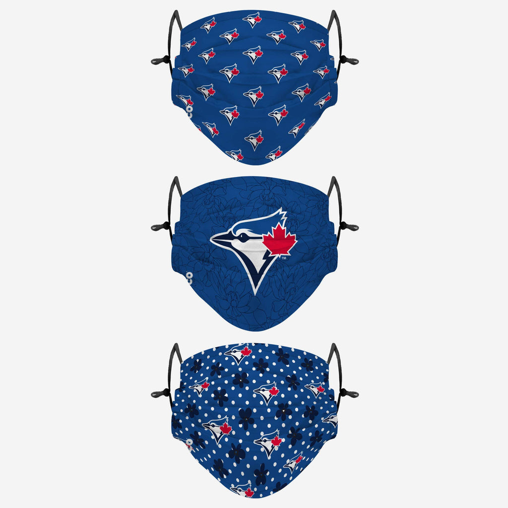 Toronto Blue Jays Gameday Gardener 3 Pack Face Cover FOCO - FOCO.com