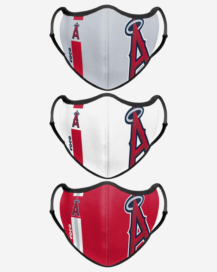 Los Angeles Angels Sport 3 Pack Face Cover FOCO - FOCO.com