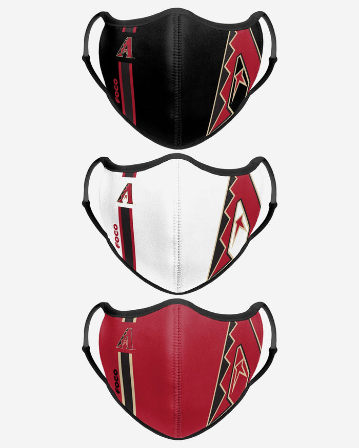 Arizona Diamondbacks Sport 3 Pack Face Cover FOCO - FOCO.com