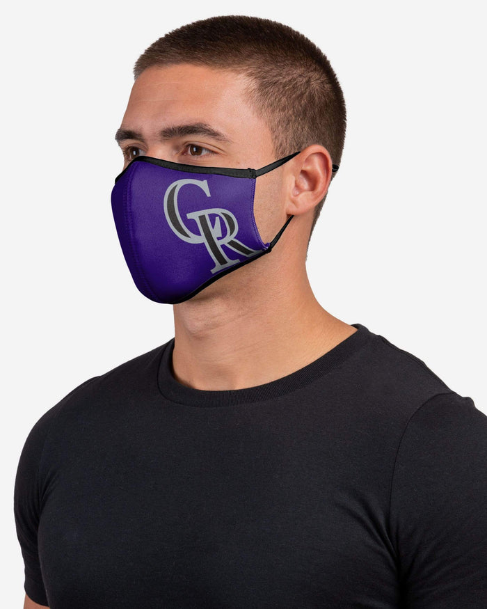 Colorado Rockies Sport 3 Pack Face Cover FOCO - FOCO.com