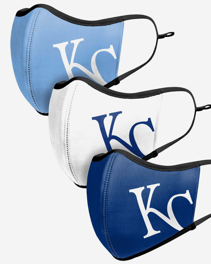 Kansas City Royals Sport 3 Pack Face Cover FOCO - FOCO.com