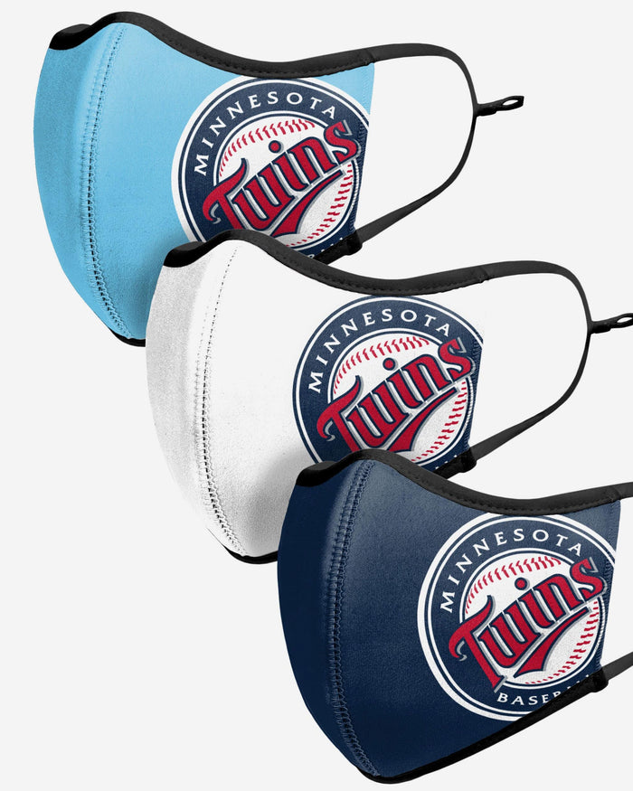 Minnesota Twins Sport 3 Pack Face Cover FOCO - FOCO.com