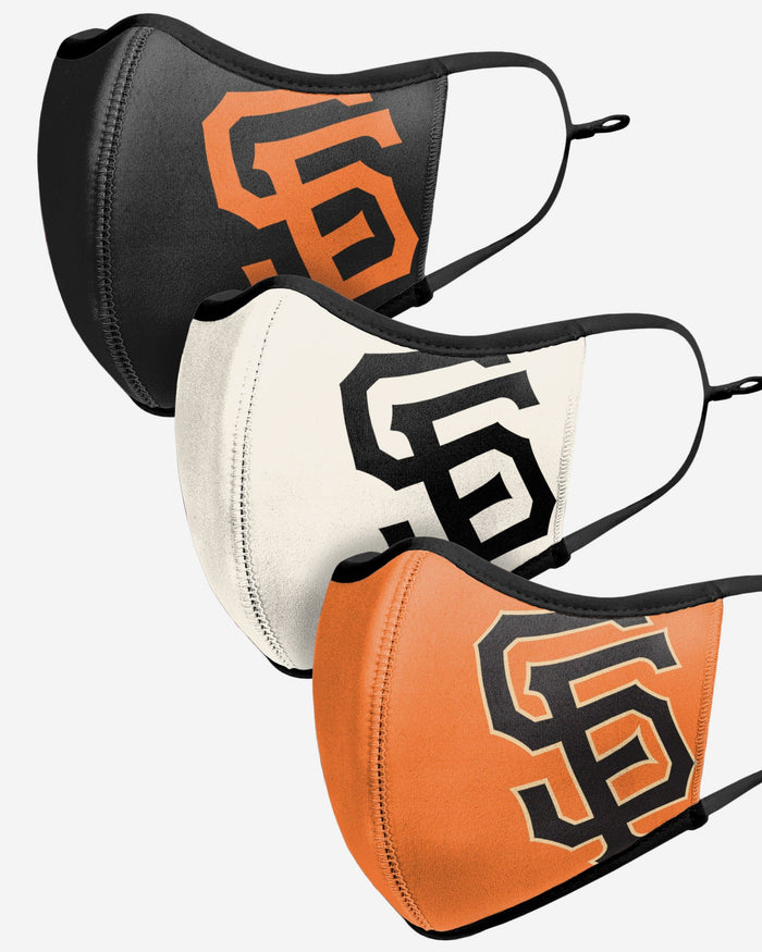 San Francisco Giants Sport 3 Pack Face Cover FOCO - FOCO.com