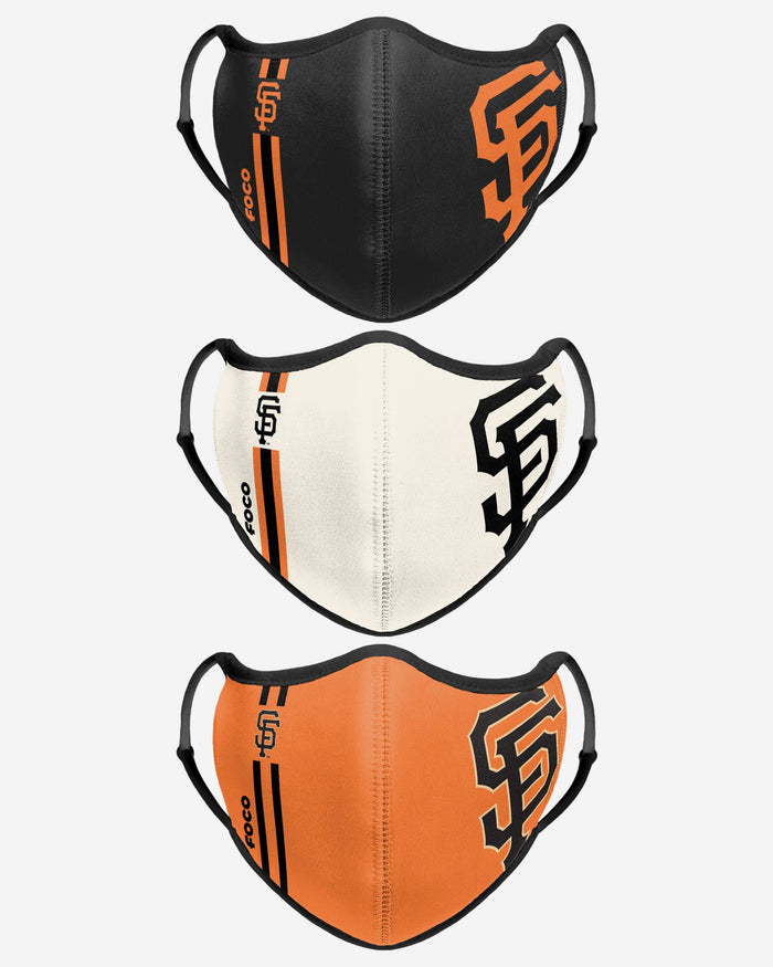 San Francisco Giants Sport 3 Pack Face Cover FOCO - FOCO.com