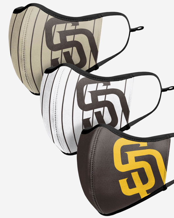 San Diego Padres Sport 3 Pack Face Cover FOCO - FOCO.com