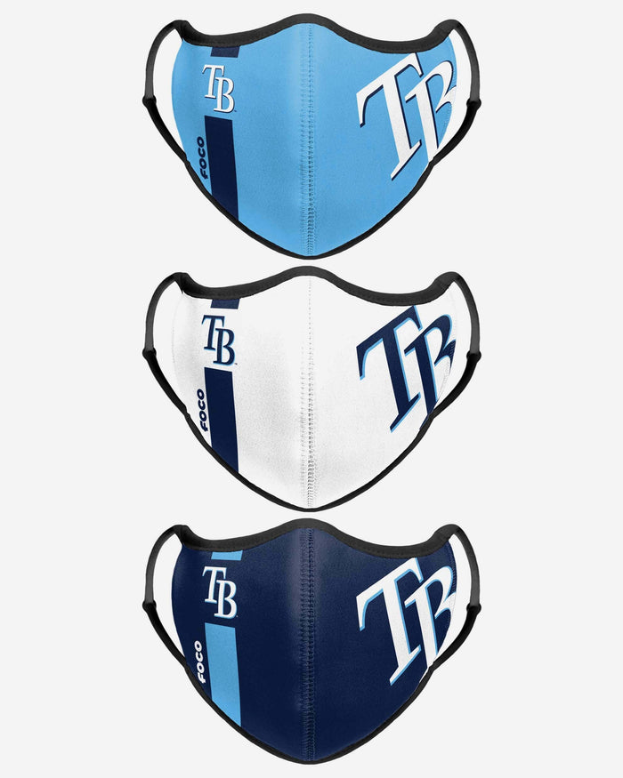 Tampa Bay Rays Sport 3 Pack Face Cover FOCO - FOCO.com