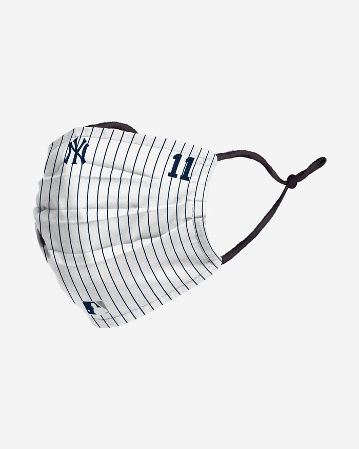 Brett Gardner New York Yankees On-Field Gameday Pinstripe Adjustable Face Cover FOCO - FOCO.com