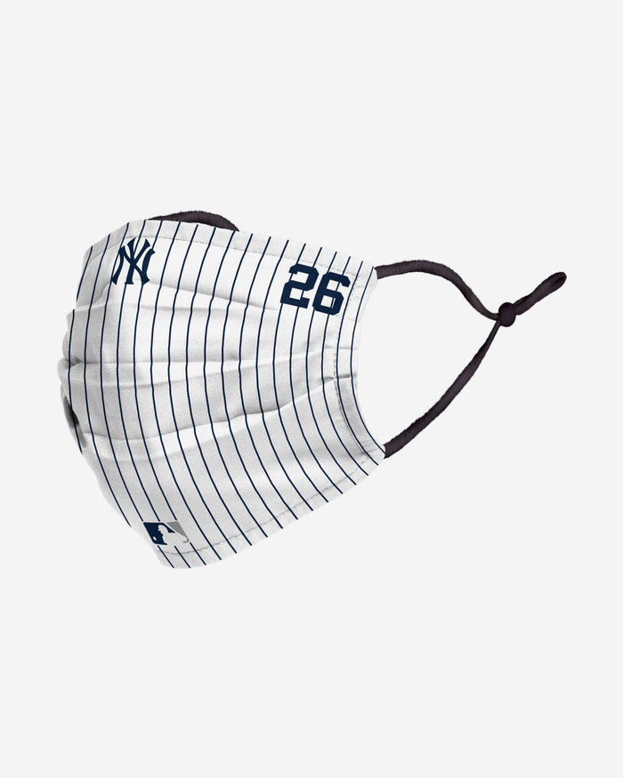 DJ LeMahieu New York Yankees On-Field Gameday Pinstripe Adjustable Face Cover FOCO - FOCO.com