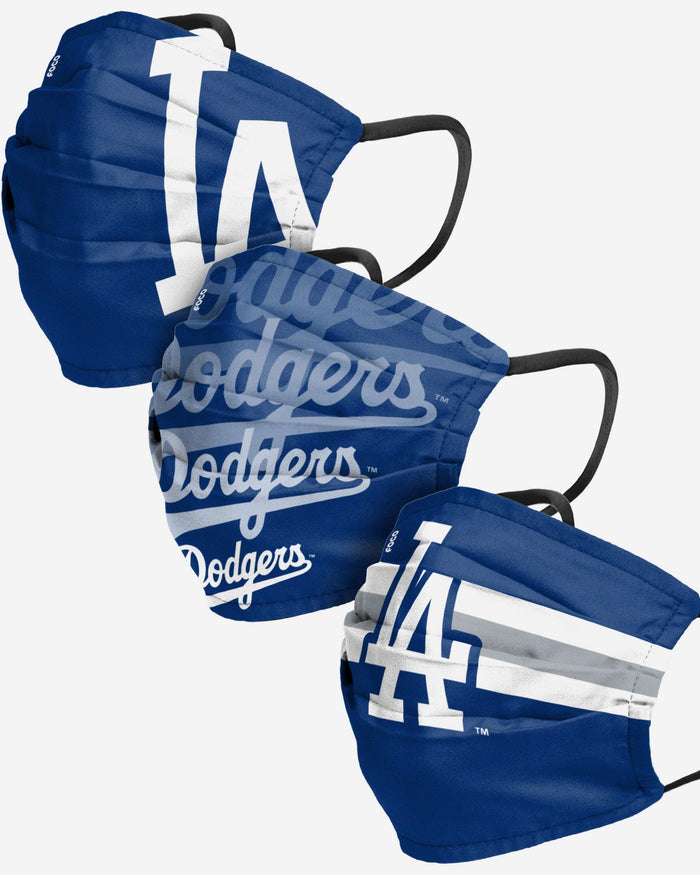 Los Angeles Dodgers Matchday 3 Pack Face Cover FOCO - FOCO.com