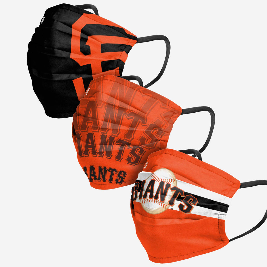 San Francisco Giants Matchday 3 Pack Face Cover FOCO - FOCO.com