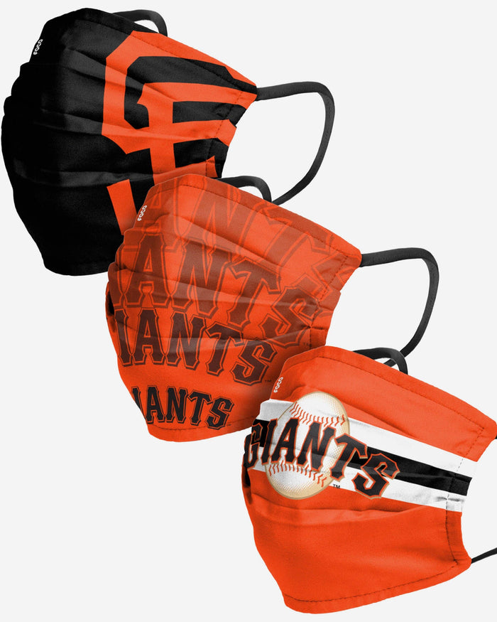 San Francisco Giants Matchday 3 Pack Face Cover FOCO - FOCO.com