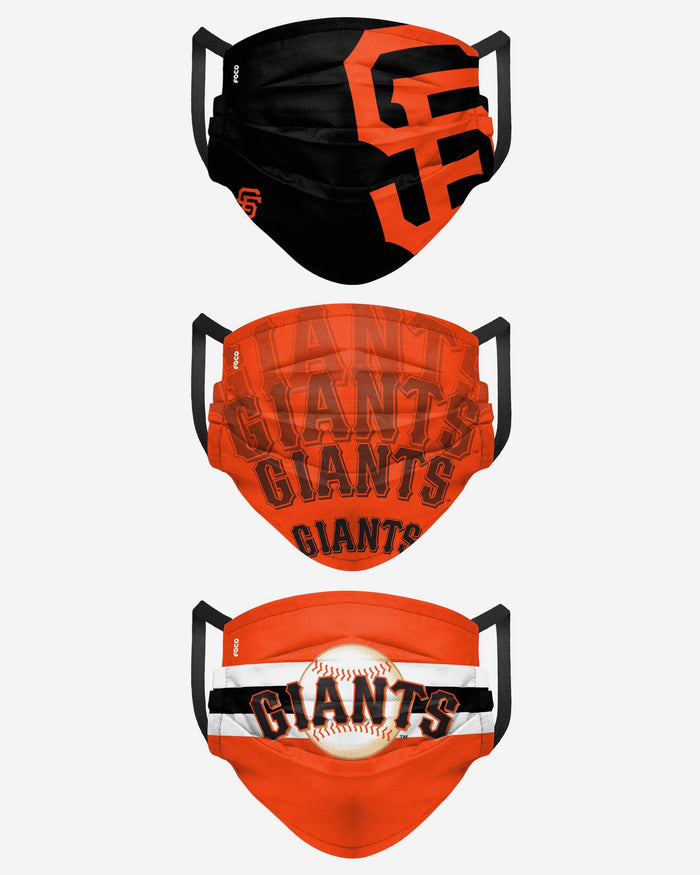 San Francisco Giants Matchday 3 Pack Face Cover FOCO - FOCO.com