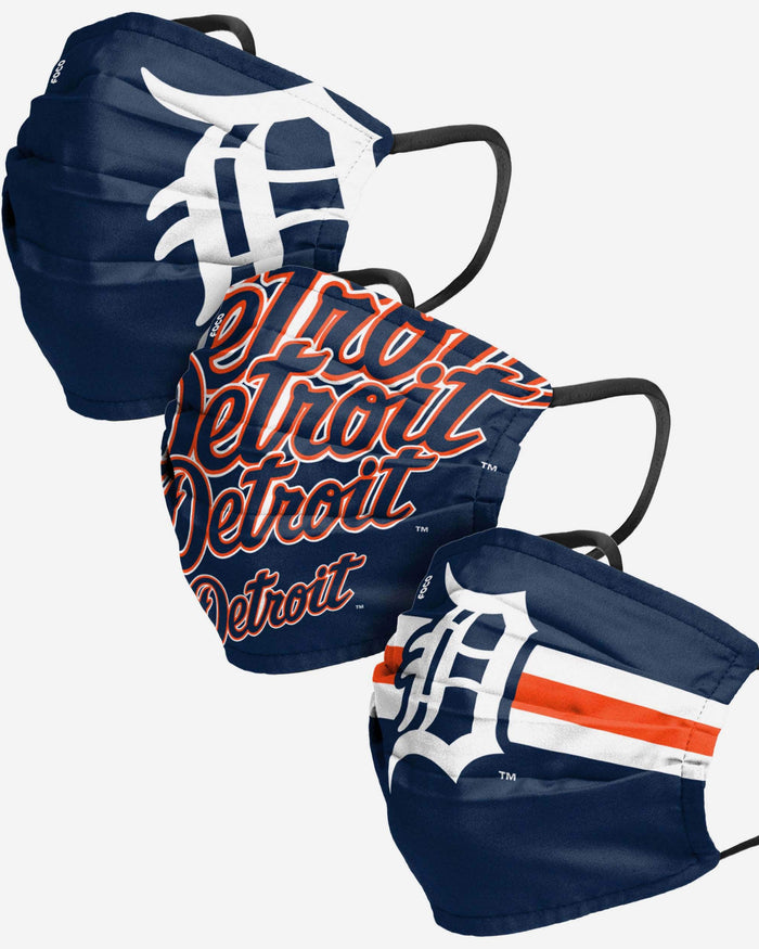 Detroit Tigers Matchday 3 Pack Face Cover FOCO - FOCO.com