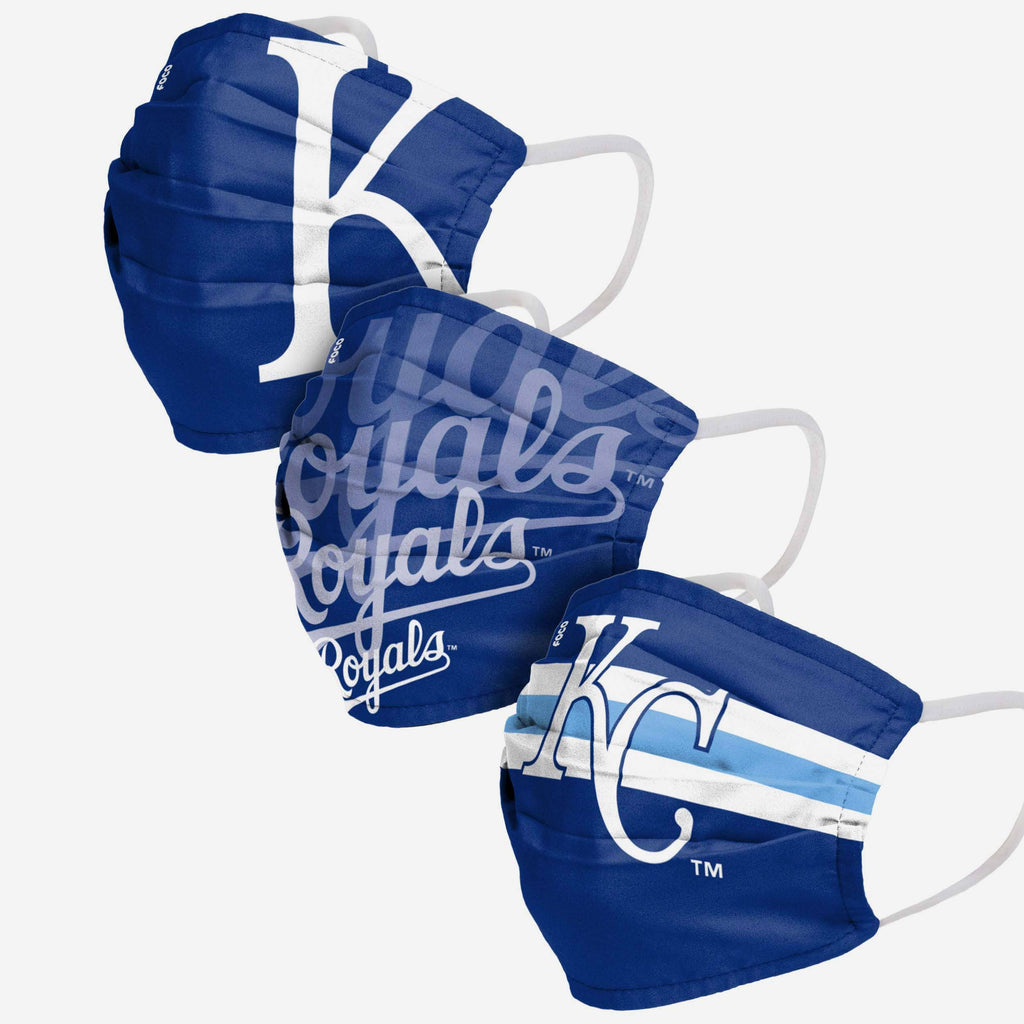 Kansas City Royals Matchday 3 Pack Face Cover FOCO - FOCO.com