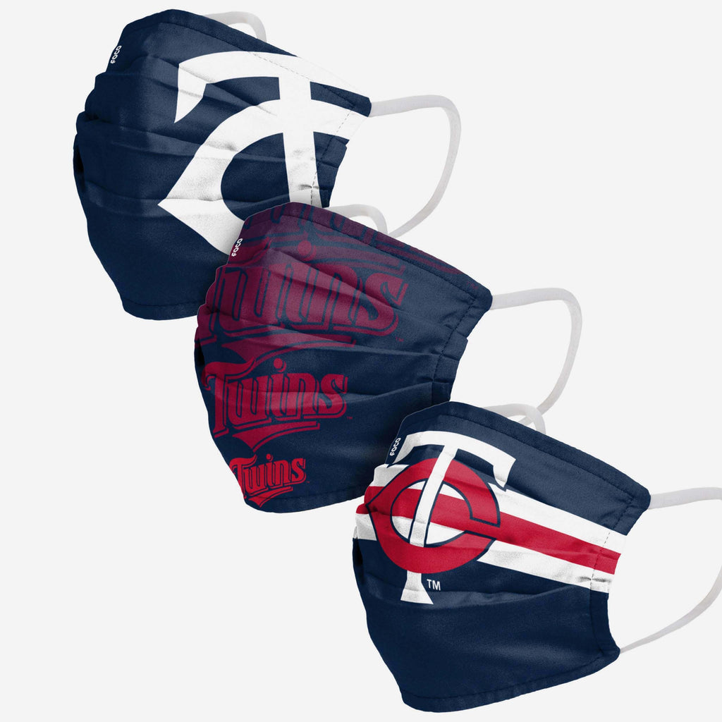 Minnesota Twins Matchday 3 Pack Face Cover FOCO - FOCO.com