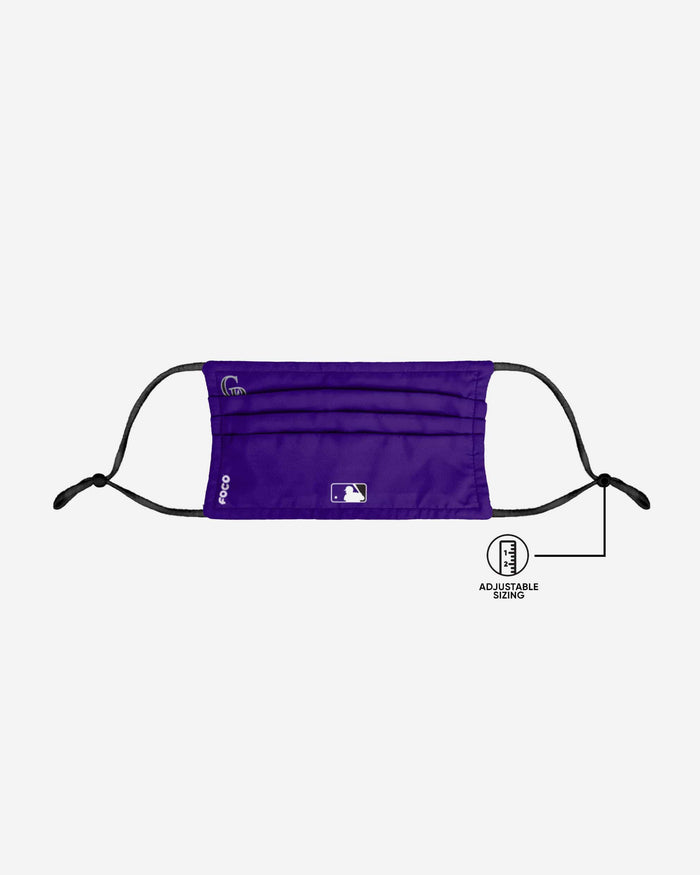 Colorado Rockies On-Field Gameday Adjustable Face Cover FOCO - FOCO.com