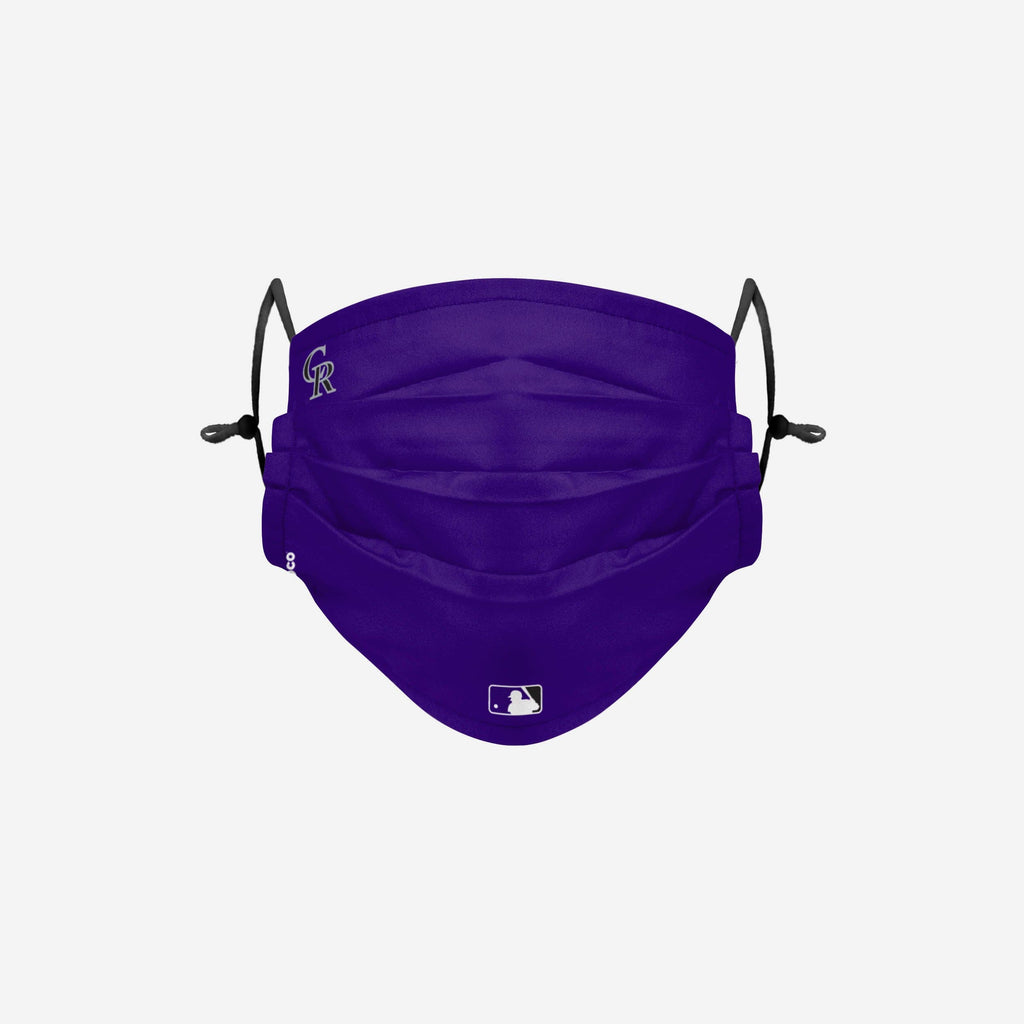 Colorado Rockies On-Field Gameday Adjustable Face Cover FOCO - FOCO.com