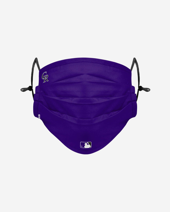 Colorado Rockies On-Field Gameday Adjustable Face Cover FOCO - FOCO.com