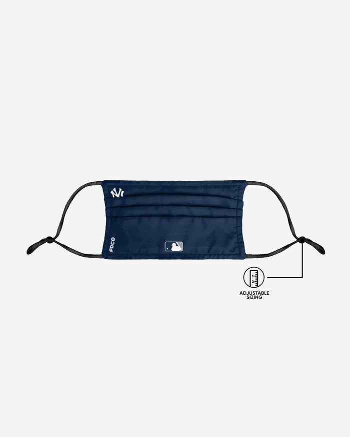 New York Yankees On-Field Gameday Adjustable Face Cover FOCO - FOCO.com