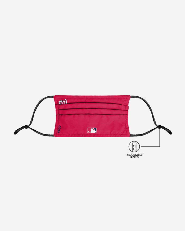 Washington Nationals On-Field Gameday Adjustable Face Cover FOCO - FOCO.com