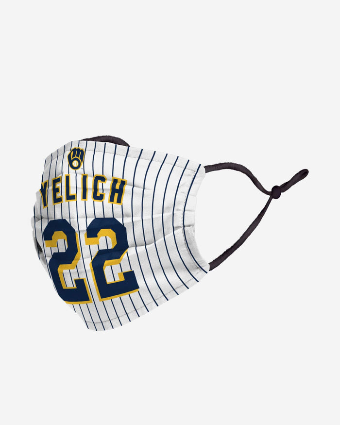 Christian Yelich Milwaukee Brewers Adjustable Face Cover FOCO - FOCO.com