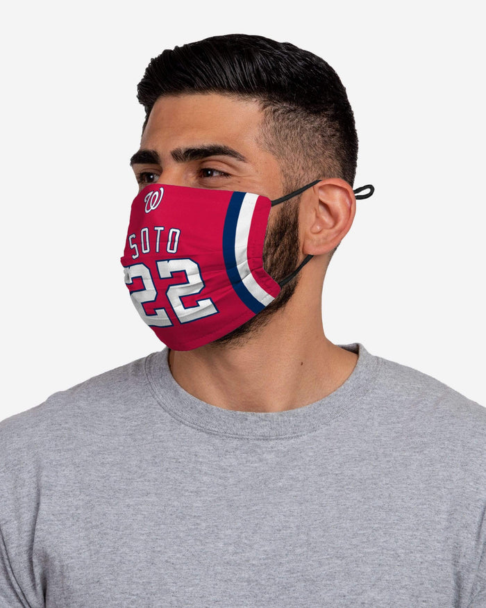 Juan Soto Washington Nationals Adjustable Face Cover FOCO - FOCO.com