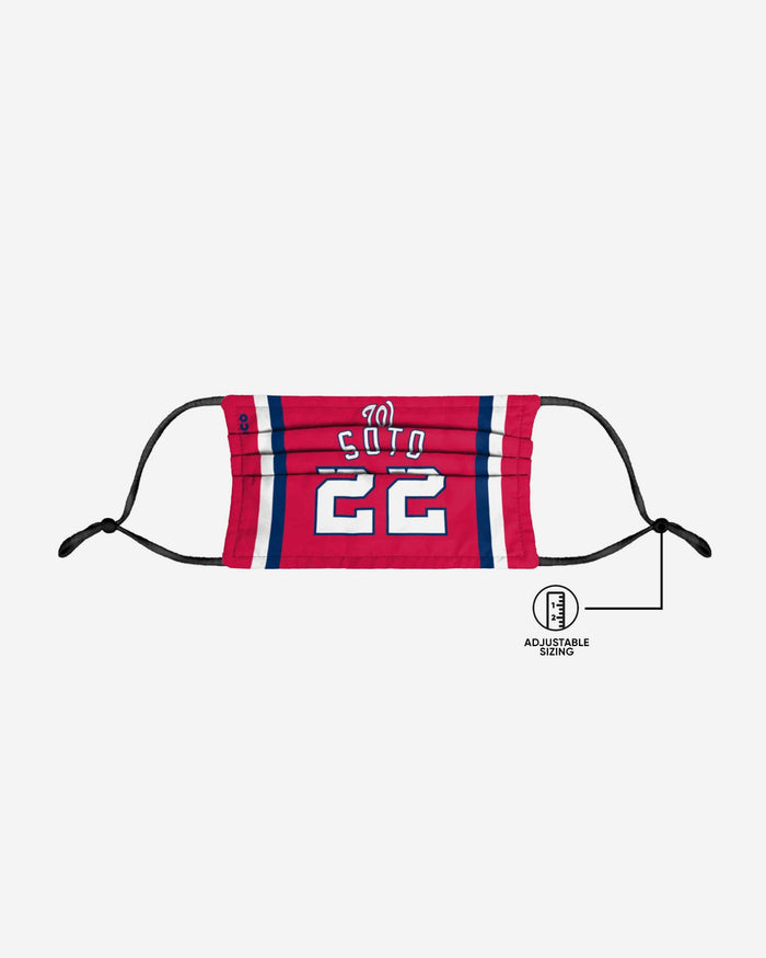 Juan Soto Washington Nationals Adjustable Face Cover FOCO - FOCO.com