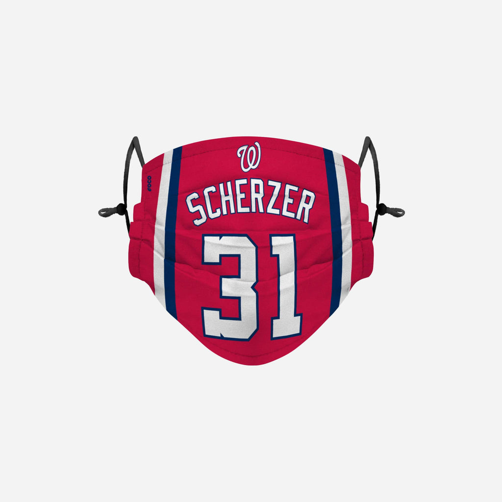 Max Scherzer Washington Nationals Adjustable Face Cover FOCO - FOCO.com