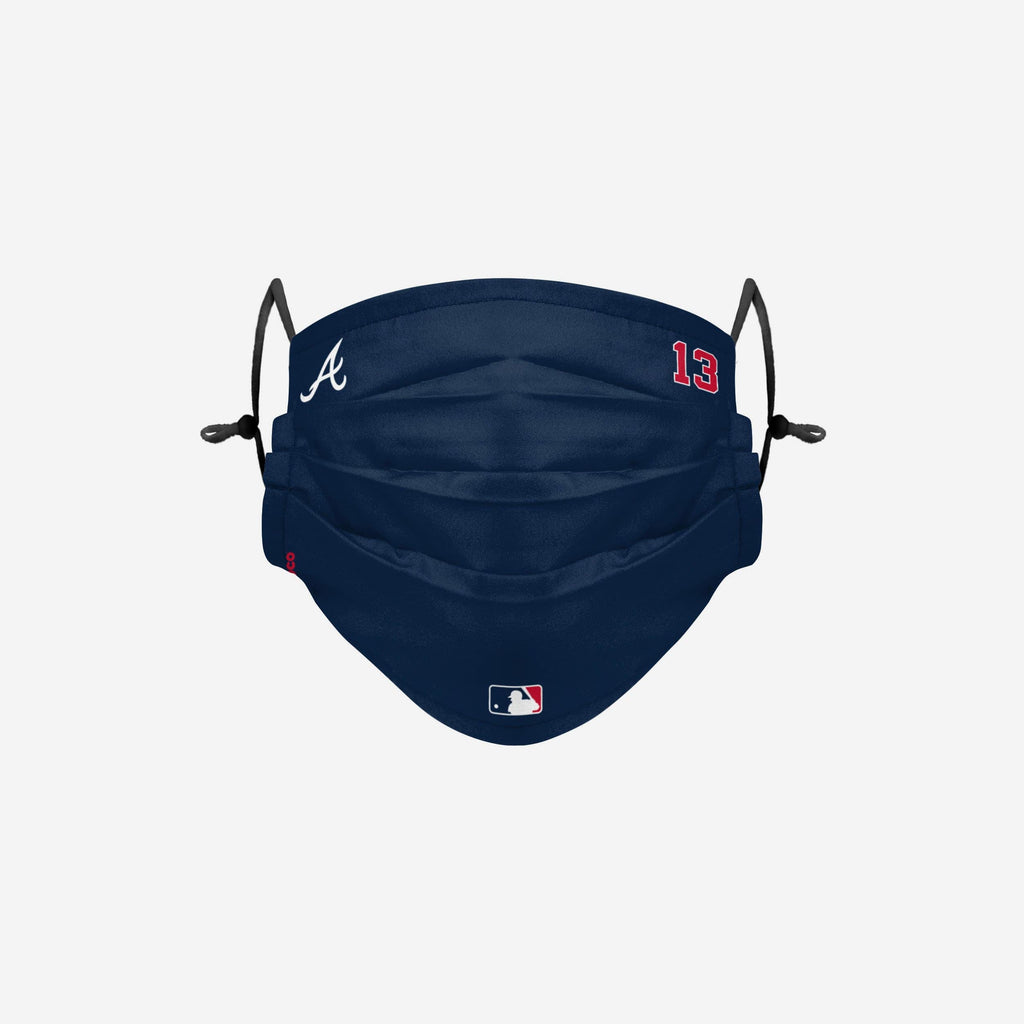 Ronald Acuna Jr Atlanta Braves On-Field Gameday Adjustable Face Cover FOCO - FOCO.com