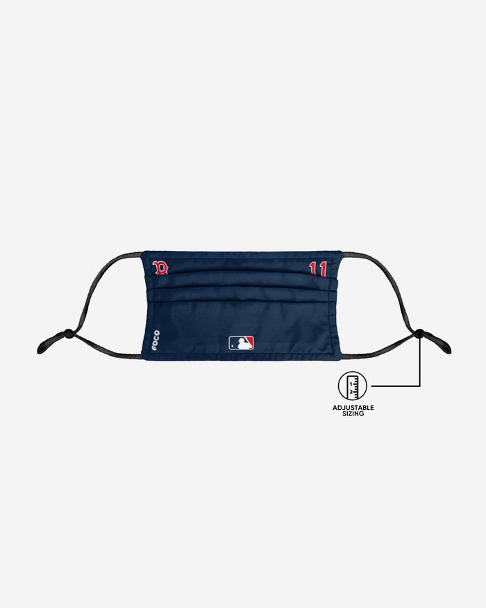 Rafael Devers Boston Red Sox On-Field Gameday Adjustable Face Cover FOCO - FOCO.com