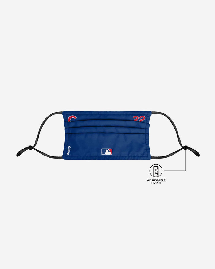 Jason Heyward Chicago Cubs On-Field Gameday Adjustable Face Cover FOCO - FOCO.com