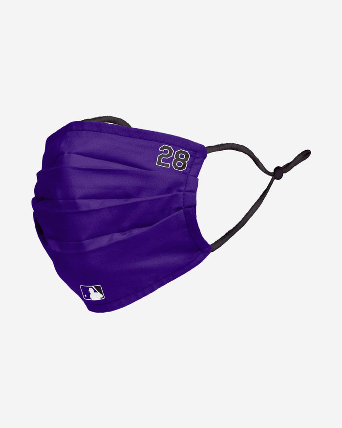 Nolan Arenado Colorado Rockies On-Field Gameday Adjustable Face Cover FOCO - FOCO.com