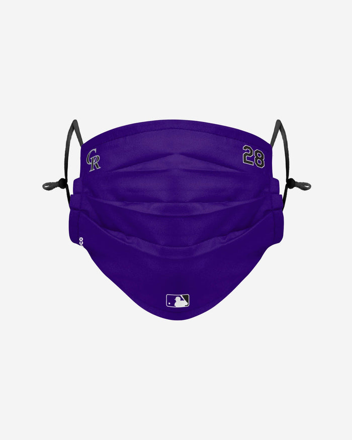 Nolan Arenado Colorado Rockies On-Field Gameday Adjustable Face Cover FOCO - FOCO.com