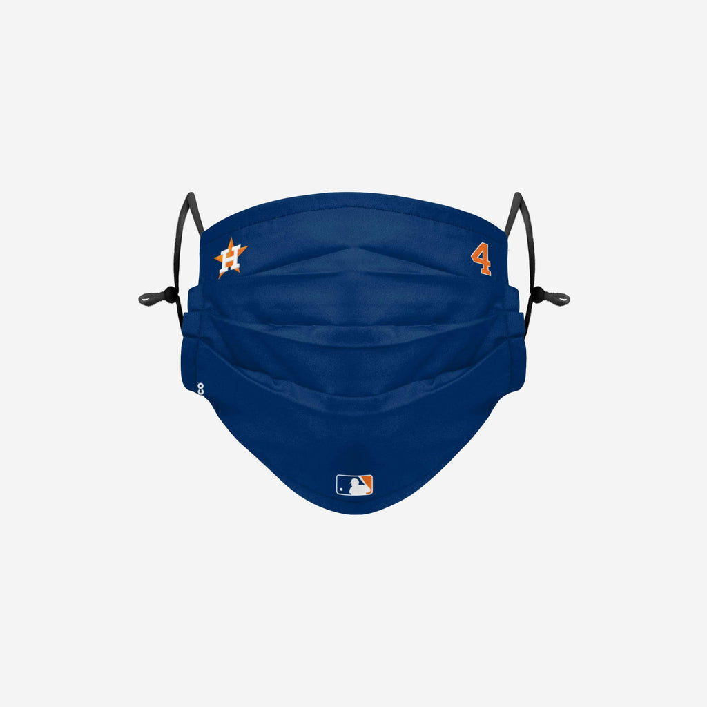 George Springer Houston Astros On-Field Gameday Adjustable Face Cover FOCO - FOCO.com