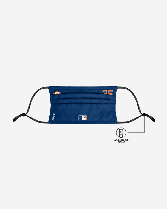 Justin Verlander Houston Astros On-Field Gameday Adjustable Face Cover FOCO - FOCO.com