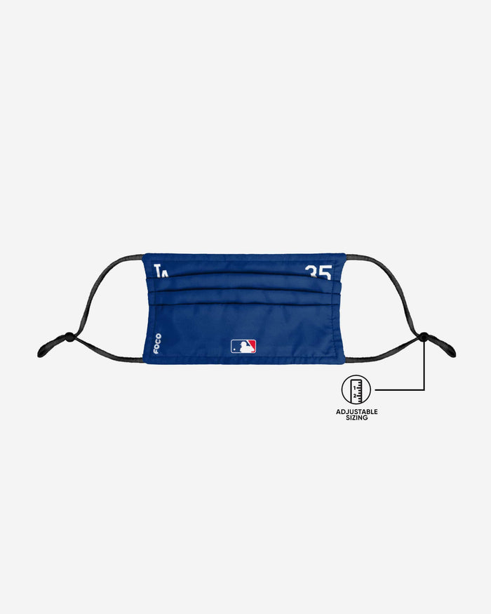 Cody Bellinger Los Angeles Dodgers On-Field Gameday Adjustable Face Cover FOCO - FOCO.com