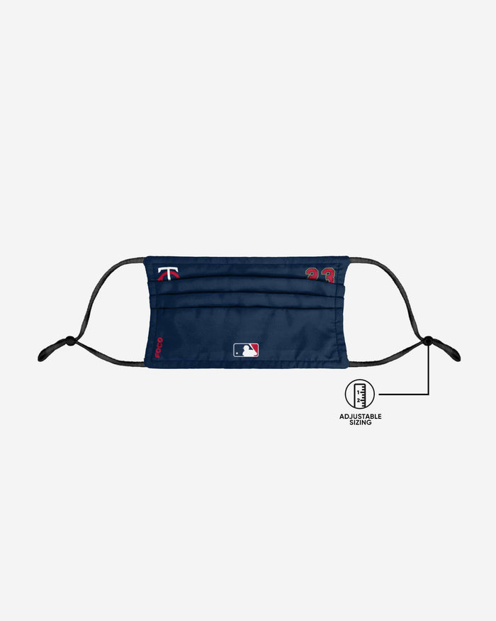 Nelson Cruz Minnesota Twins On-Field Gameday Adjustable Face Cover FOCO - FOCO.com