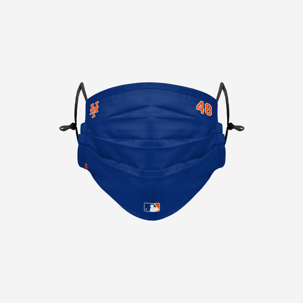 Jacob deGrom New York Mets On-Field Gameday Adjustable Face Cover FOCO - FOCO.com