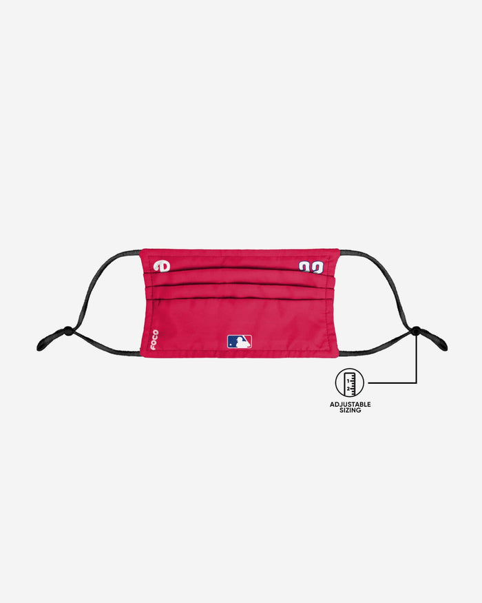 Andrew McCutchen Philadelphia Phillies On-Field Gameday Adjustable Face Cover FOCO - FOCO.com