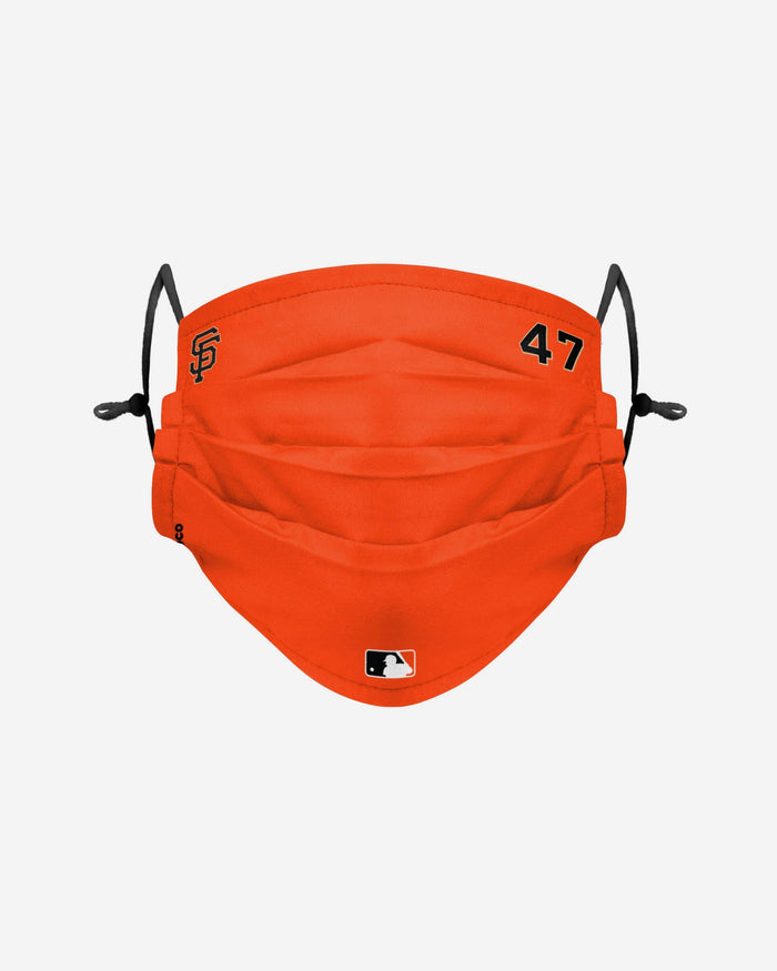 Johnny Cueto San Francisco Giants On-Field Gameday Adjustable Face Cover FOCO - FOCO.com