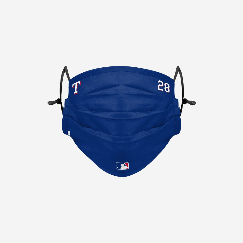 Corey Kluber Texas Rangers On-Field Gameday Adjustable Face Cover FOCO - FOCO.com
