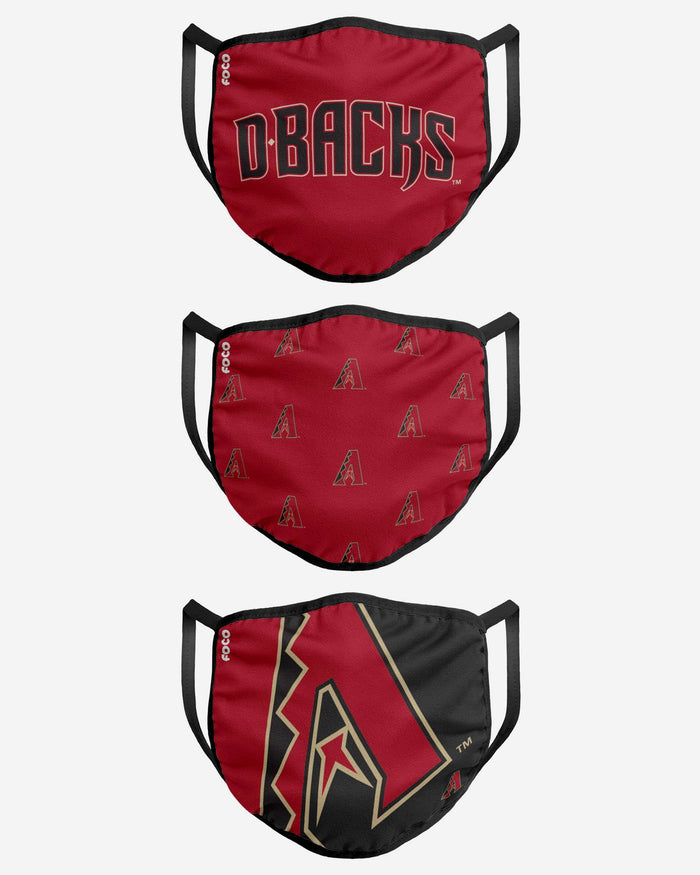 Arizona Diamondbacks 3 Pack Face Cover FOCO - FOCO.com