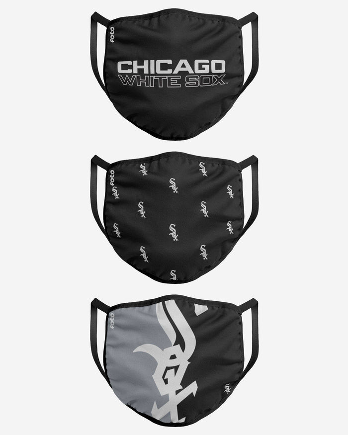 Chicago White Sox 3 Pack Face Cover FOCO - FOCO.com