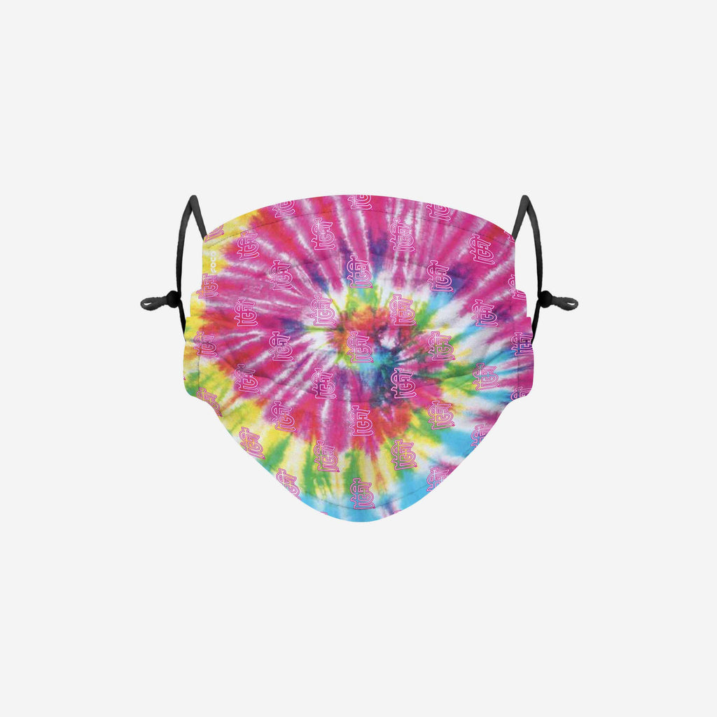 St Louis Cardinals Pastel Tie-Dye Adjustable Face Cover FOCO - FOCO.com
