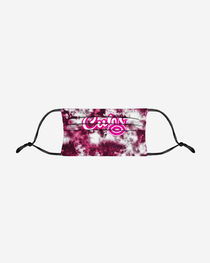 Chicago Cubs Pink Tie-Dye Adjustable Face Cover FOCO - FOCO.com