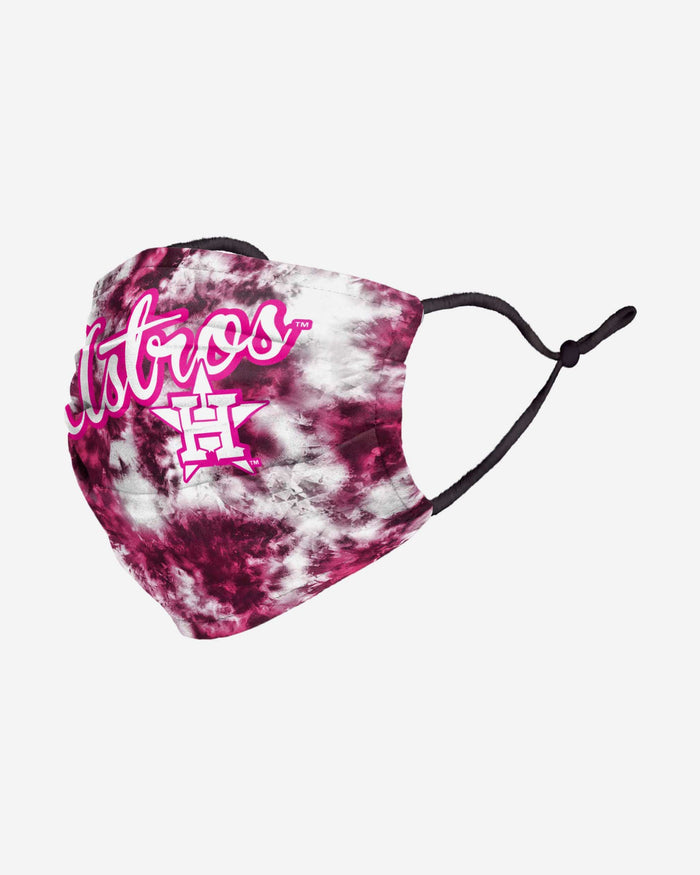 Houston Astros Pink Tie-Dye Adjustable Face Cover FOCO - FOCO.com