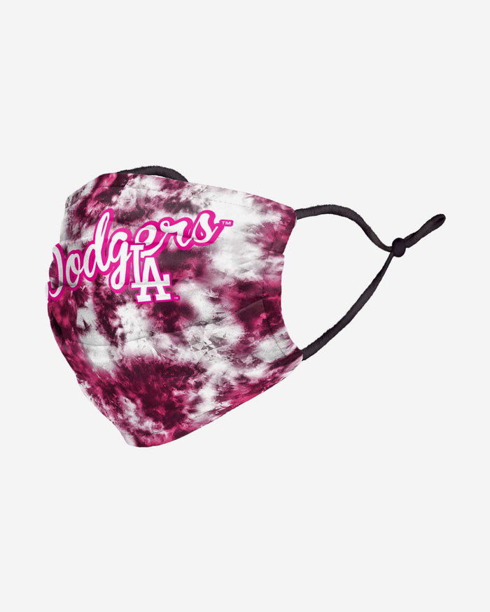 Los Angeles Dodgers Pink Tie-Dye Adjustable Face Cover FOCO - FOCO.com