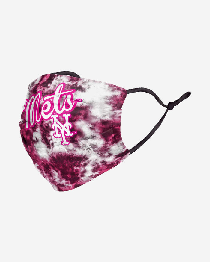 New York Mets Pink Tie-Dye Adjustable Face Cover FOCO - FOCO.com