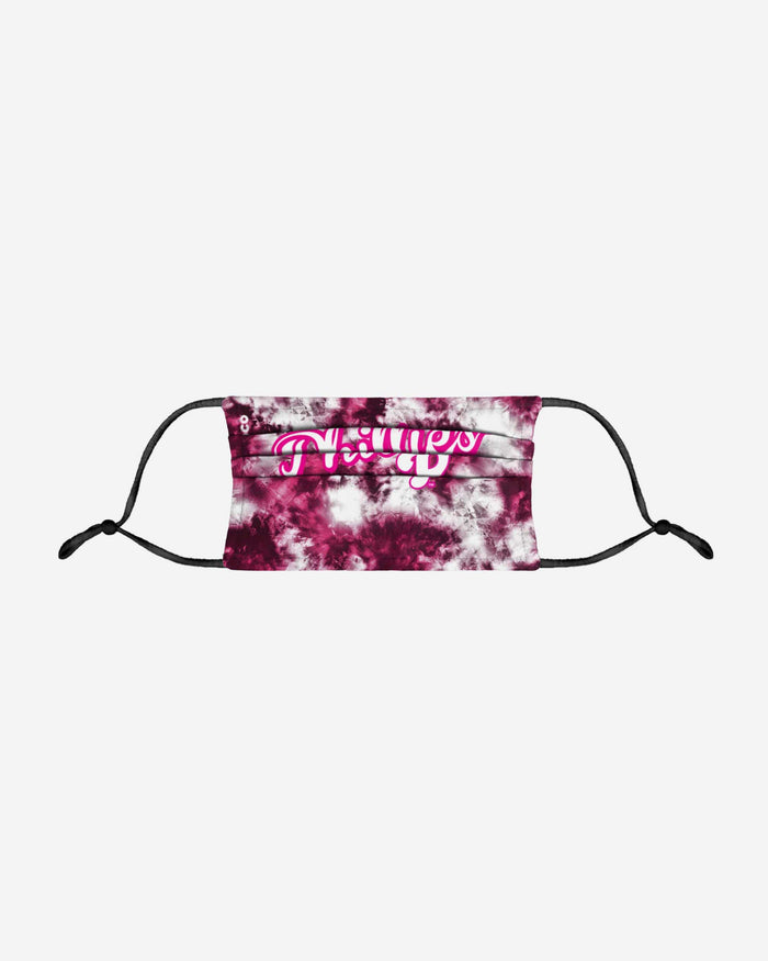 Philadelphia Phillies Pink Tie-Dye Adjustable Face Cover FOCO - FOCO.com