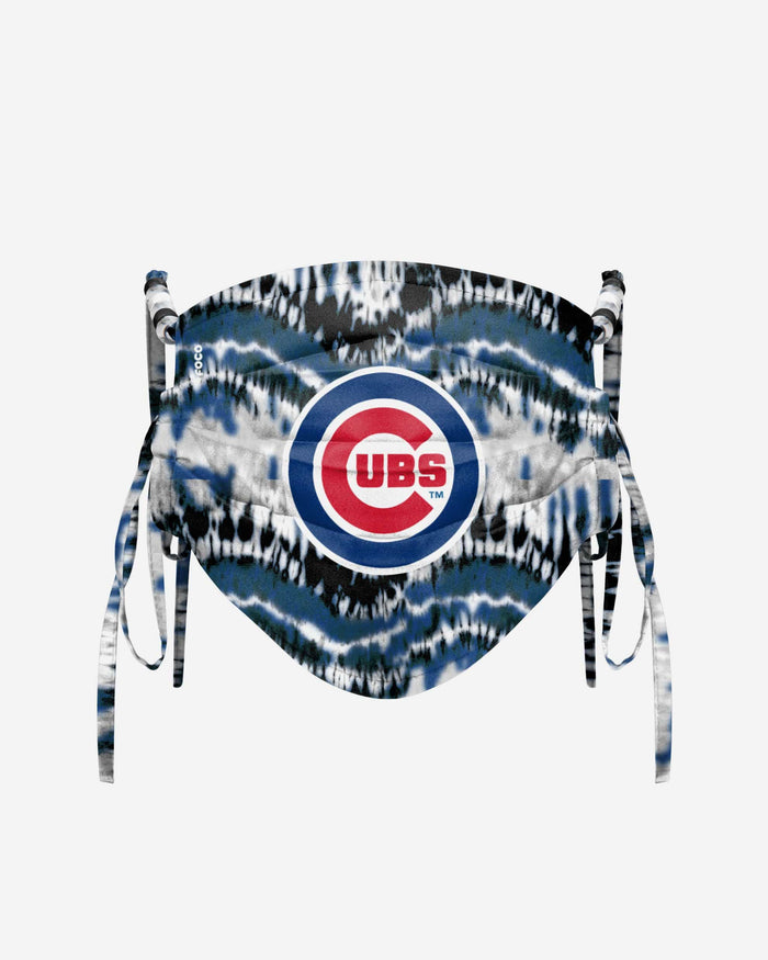 Chicago Cubs Tie-Dye Beaded Tie-Back Face Cover FOCO - FOCO.com